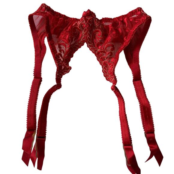 Felina Vintage Lingerie Set - Bustier Panty & Garter Belt 34C Small - Picture 6 of 15